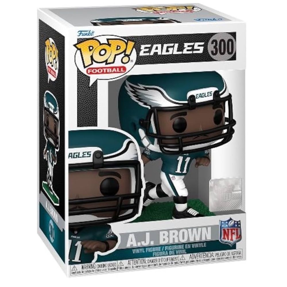 Funko Pop! NFL Philadelphia Eagles A.J. Brown #300 Vinyl Figure. New in box!